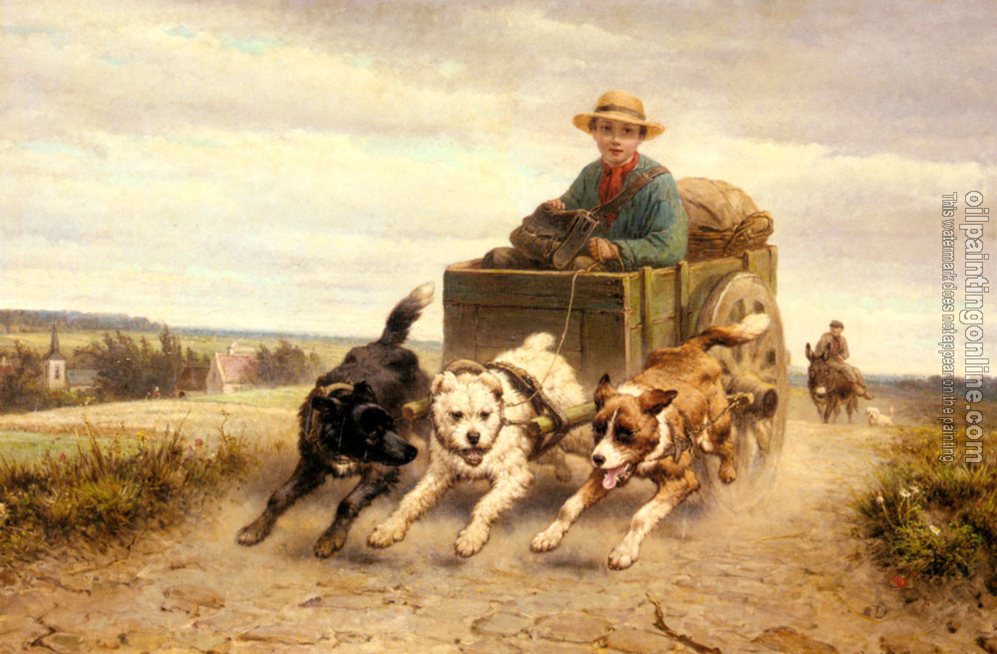 Ronner, Henriette - The Dog Cart